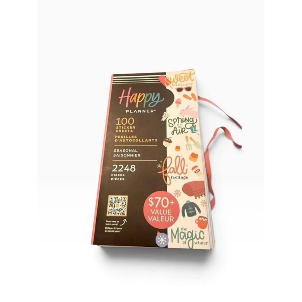 Happy Planner Value Pack 100 Sheet Sticker Book Seasonal